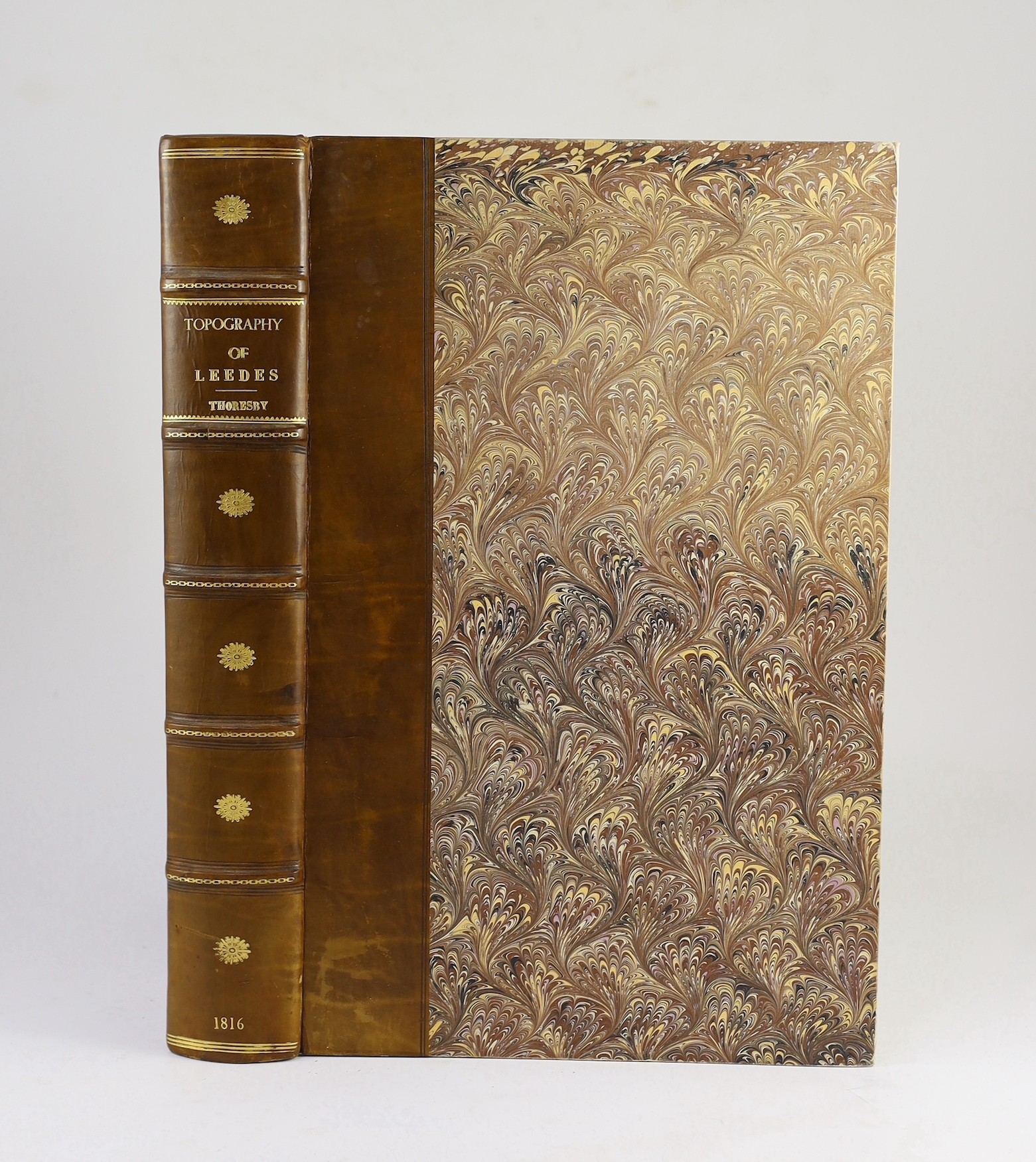 LEEDS - Thoresby, Ralph. Ducatus Leodiensis: or, the Topography of the Ancient and Populous Town and Parish of Leedes, and parts adjacent....to which is added ...a Catalogue of his Museum...2nd edition, with notes and ad